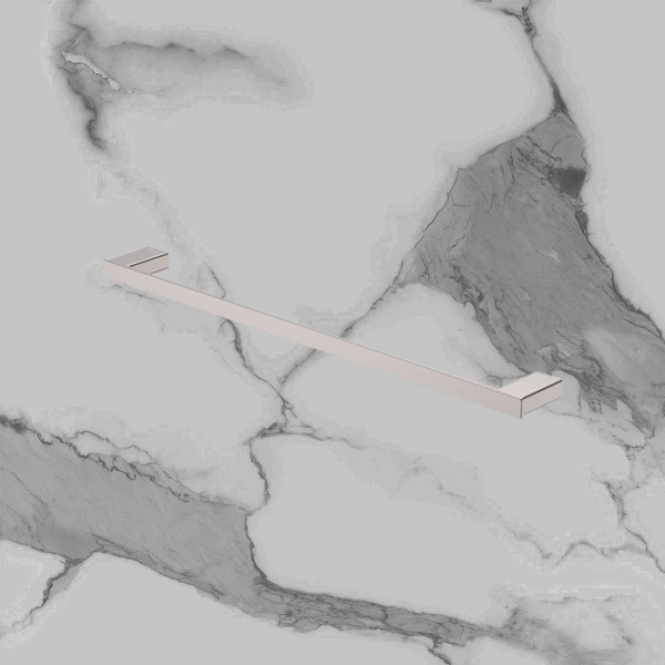 Fienza Tono Single Towel Rail 610 mm Brushed Nickel