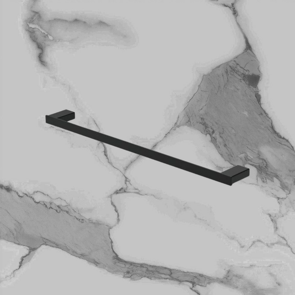 Fienza Tono Single Towel Rail 610 mm Matte Black