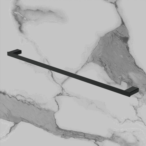 Fienza Tono Single Towel Rail 810 mm Matte Black