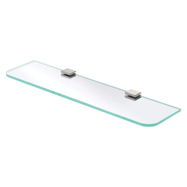 Fienza Tono Glass Shelf Brushed Nickel