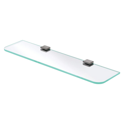 Fienza Tono Glass Shelf Gunmetal