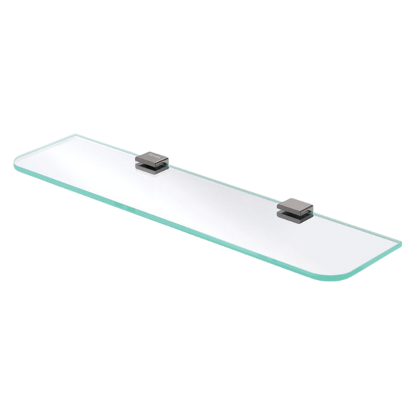 Fienza Tono Glass Shelf Gunmetal