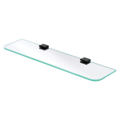 Fienza Tono Glass Shelf Matte Black