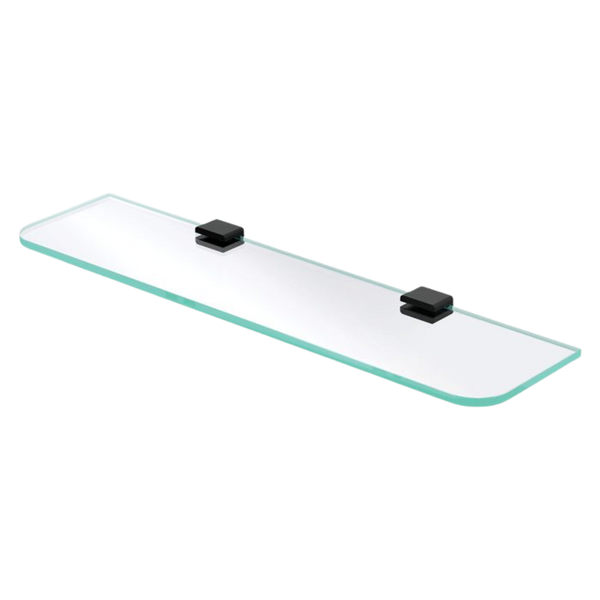 Fienza Tono Glass Shelf Matte Black