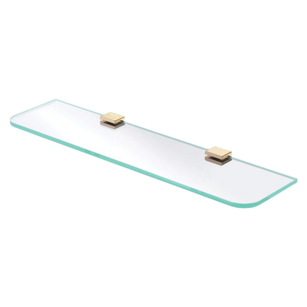 Fienza Tono Glass Shelf Urban Brass