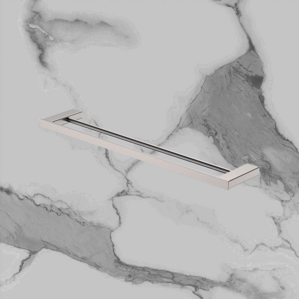 Fienza Tono Double Towel Rail 610 mm Brushed Nickel