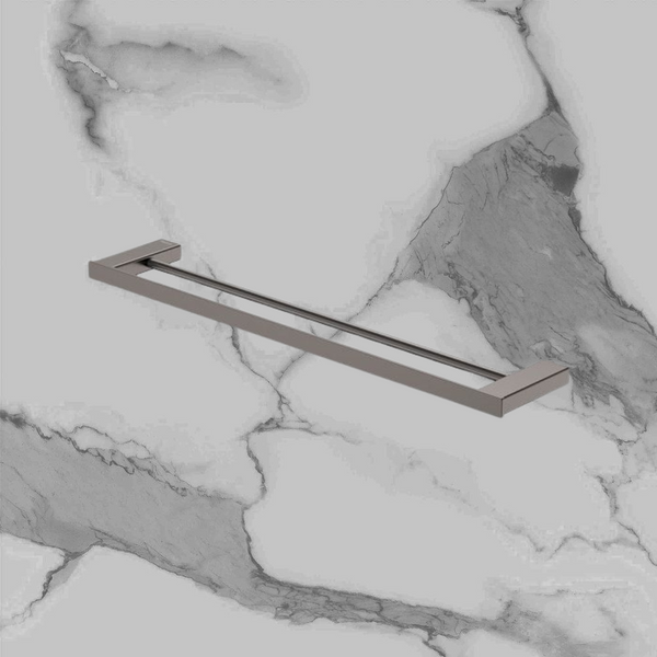 Fienza Tono Double Towel Rail 610 mm Gunmetal