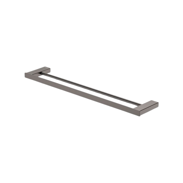 Fienza Tono Double Towel Rail 610 mm Gunmetal