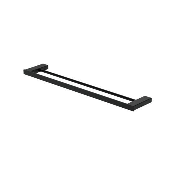 Fienza Tono Double Towel Rail 610 mm Matte Black