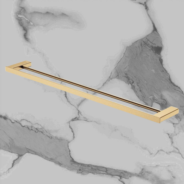Fienza Tono Double Towel Rail 810 mm Urban Brass