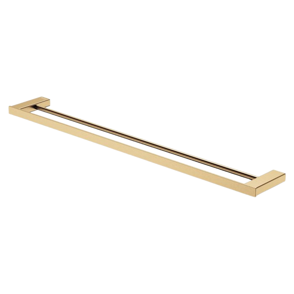 Fienza Tono Double Towel Rail 810 mm Urban Brass