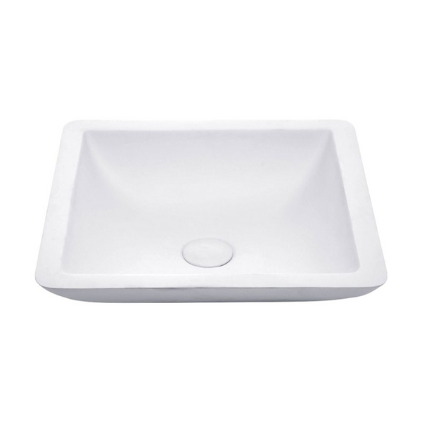Fienza Classique 420mm Solid Surface Above Counter Basin Matte White