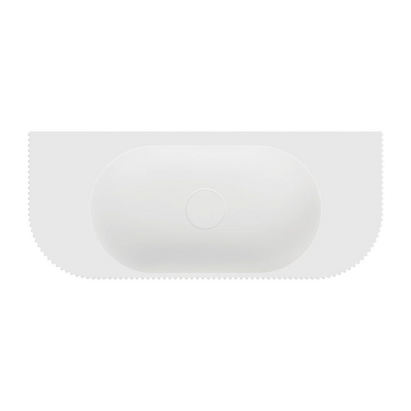 Fienza Minka Solid Surface Wall Hung Basin Matte White
