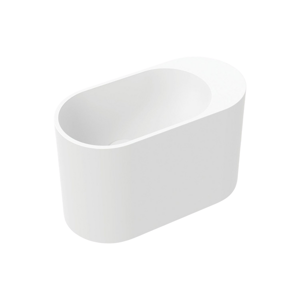 Fienza Ari Solid Surface Wall Hung Basin Matte White