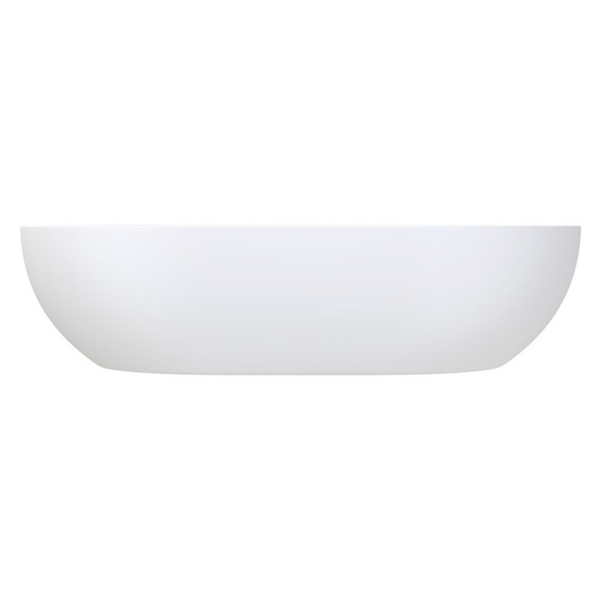 Fienza Nero Solid Surface Above Counter Basin Matte White