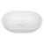 Fienza Nero Solid Surface Above Counter Basin Matte White