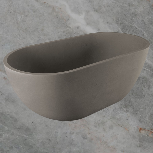 Fienza Jada Concrete Bath Warm Grey