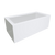 Fienza Sentor Left Hand Acrylic Corner Bath 1500mm White