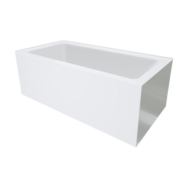 Fienza Sentor 1500mm Acrylic Right Hand Corner Bath Gloss White