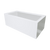 Fienza Sentor Right Hand Acrylic Corner Bath 1500mm White