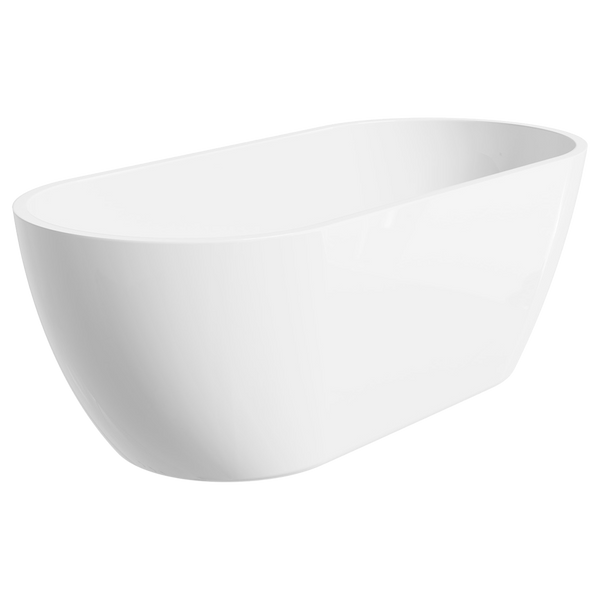 Fienza Koko Freestanding Acrylic Bath 1680mm Gloss White
