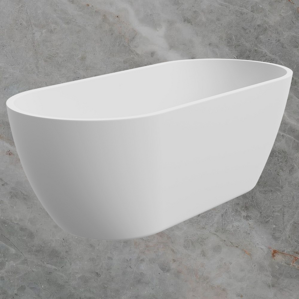 Fienza Koko Freestanding Acrylic Bath 1680mm Matte White