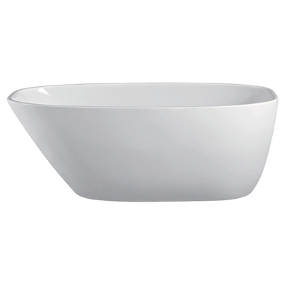 Fienza Athenia 1700mm Freestanding Oval Bath Gloss White