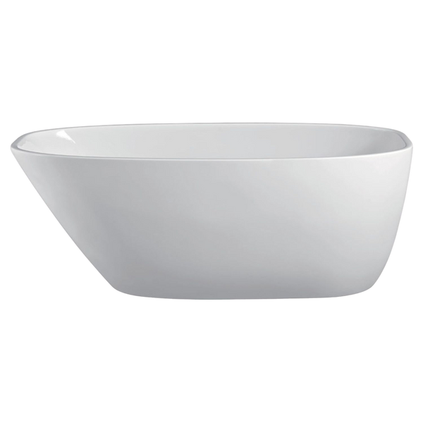 Fienza Athenia 1700mm Freestanding Oval Bath Gloss White