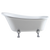 Fienza Clawfoot 1500mm Freestanding Bath with Overflow Gloss White