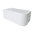 Fienza Hustle 1500mm Multi Fit Acrylic Right Hand Corner Bath with Overflow Gloss White