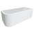 Fienza Hustle 1700mm Multi Fit Acrylic Left Hand Corner Bath with Overflow Gloss White