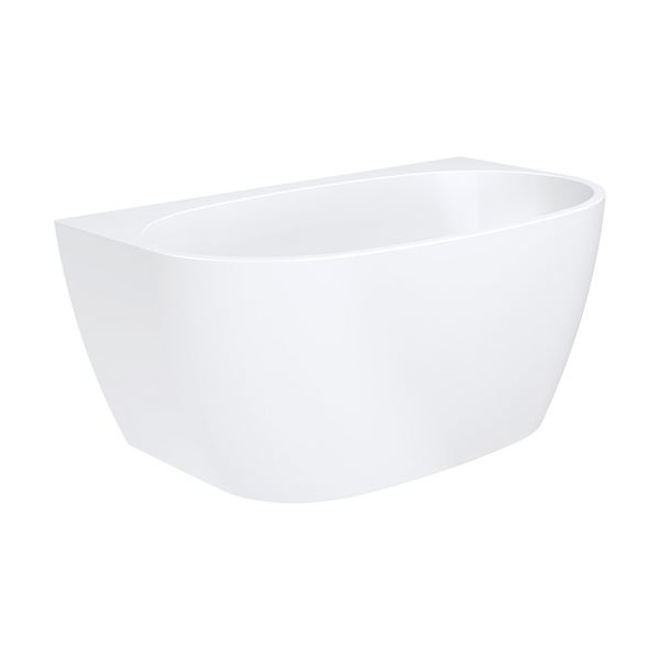 Fienza Keeto Back To Wall Acrylic Bath 1500mm White