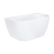 Fienza Keeto Back To Wall Acrylic Bath 1500mm White