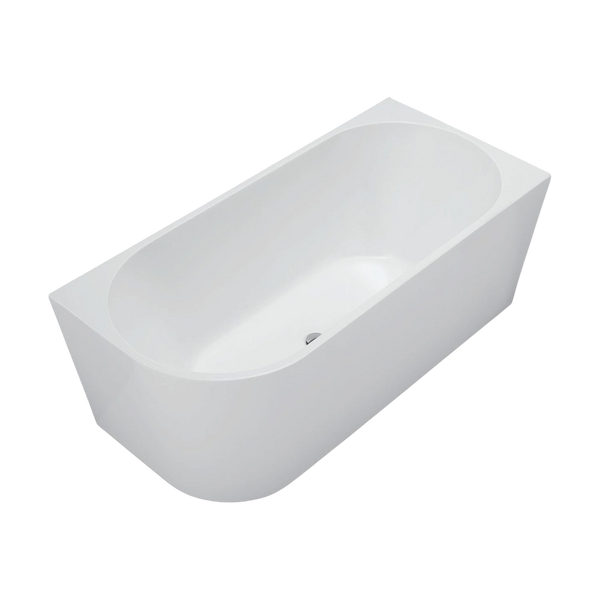 Fienza Isabella 1500mm Left Hand Corner Acrylic Bath Gloss White