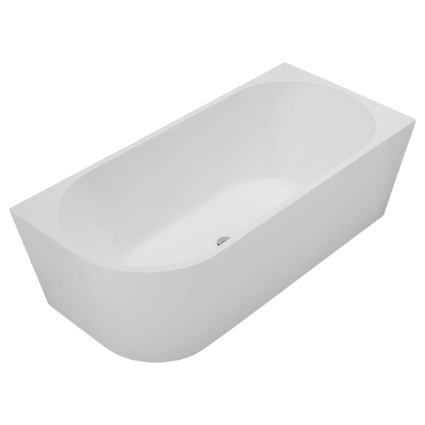 Fienza Isabella Left Hand Acrylic Corner Bath 1700mm Matte White