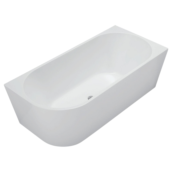 Fienza Isabella Left Hand Acrylic Corner Bath 1700mm Gloss White