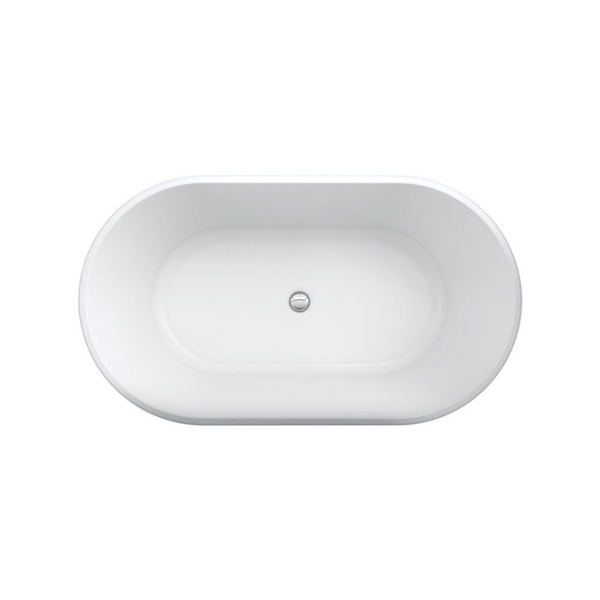 Fienza Austin 1400mm Freestanding Acrylic Bath Gloss White