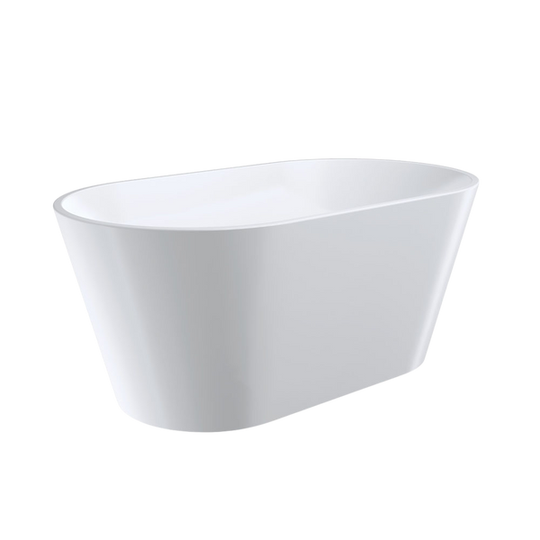 Fienza Austin Freestanding Acrylic Bath 1400mm Gloss White