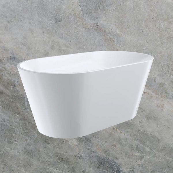 Fienza Austin 1400mm Freestanding Acrylic Bath Gloss White