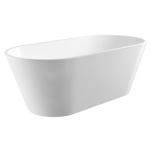 Fienza Austin Freestanding Acrylic Bath 1700mm Gloss White