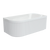 Fienza Eleanor 1500mm Fluted Acrylic Left Hand Corner Bath Gloss White