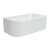 Fienza Eleanor Fluted Left Hand Acrylic Corner Bath 1500mm Gloss White