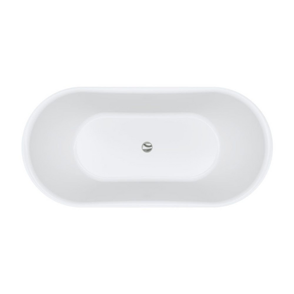 Fienza Windsor 1500mm Freestanding Acrylic Bath Gloss White