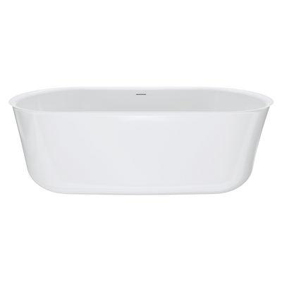 Fienza Windsor Freestanding Acrylic Bath with Overflow 1700mm Gloss White