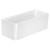 Fienza Delta Back To Wall Acrylic Bath with Overflow 1700mm White