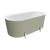 Fienza Aluca Freestanding Bath with Overflow 1500mm Matte Olive