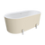 Fienza Aluca Freestanding Bath with Overflow 1500mm Matte Khaki