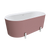 Fienza Aluca Freestanding Bath with Overflow 1500mm Matte Rouge