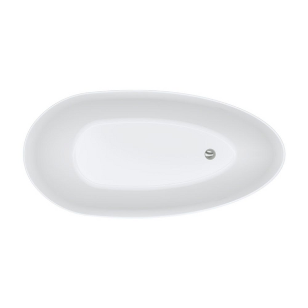Fienza Dayo 1500mm Freestanding Acrylic Bath Gloss White