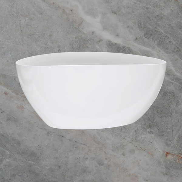 Fienza Dayo Freestanding Acrylic Bath 1500mm Gloss White